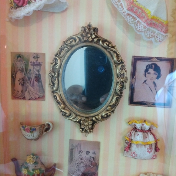 Arister Gifts Inc Cream/Gold Vintage Lady ShadowBox - Picture 2 of 15